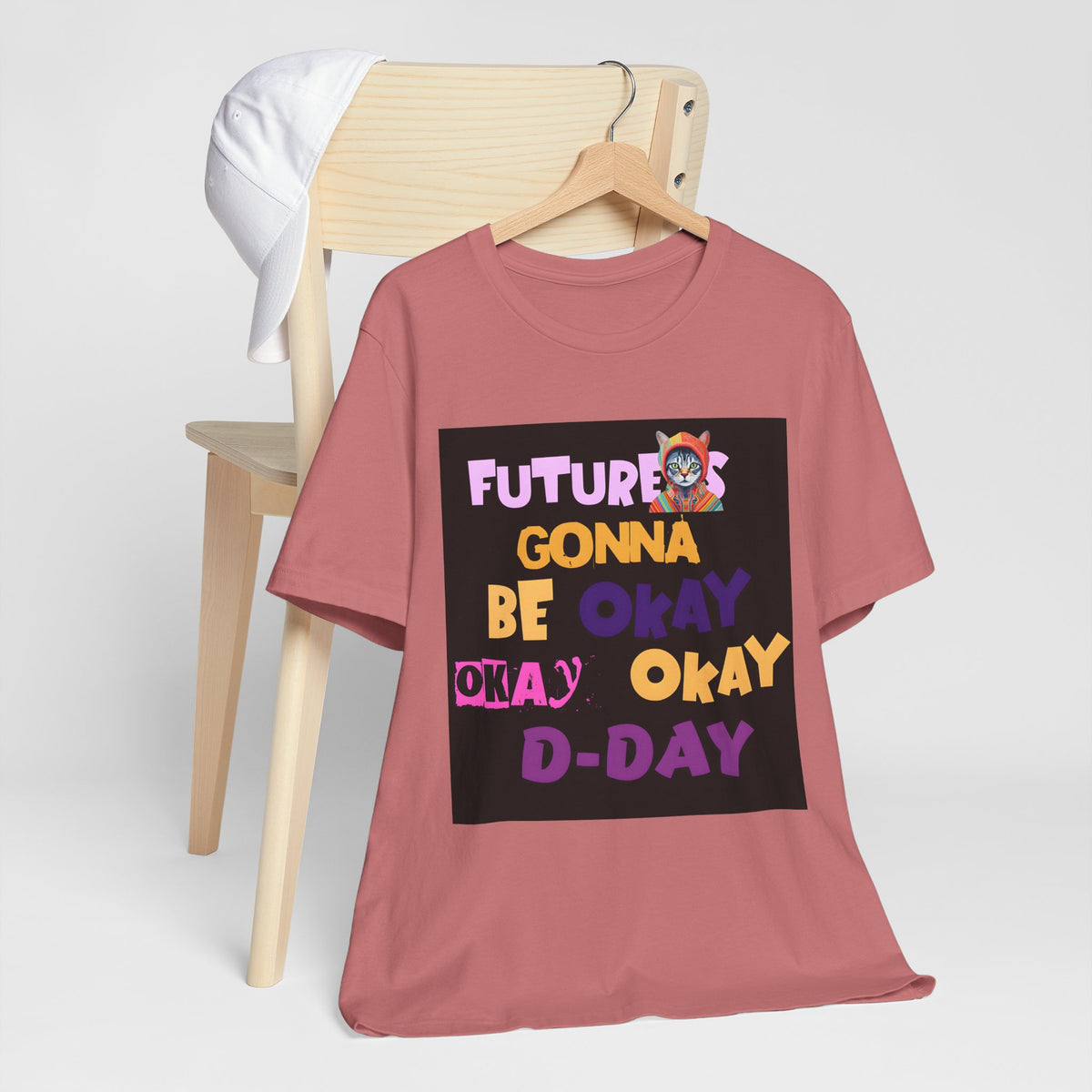 T-Shirt — "Future's Gonna Be Okay" Inspirational Graphic Tee
