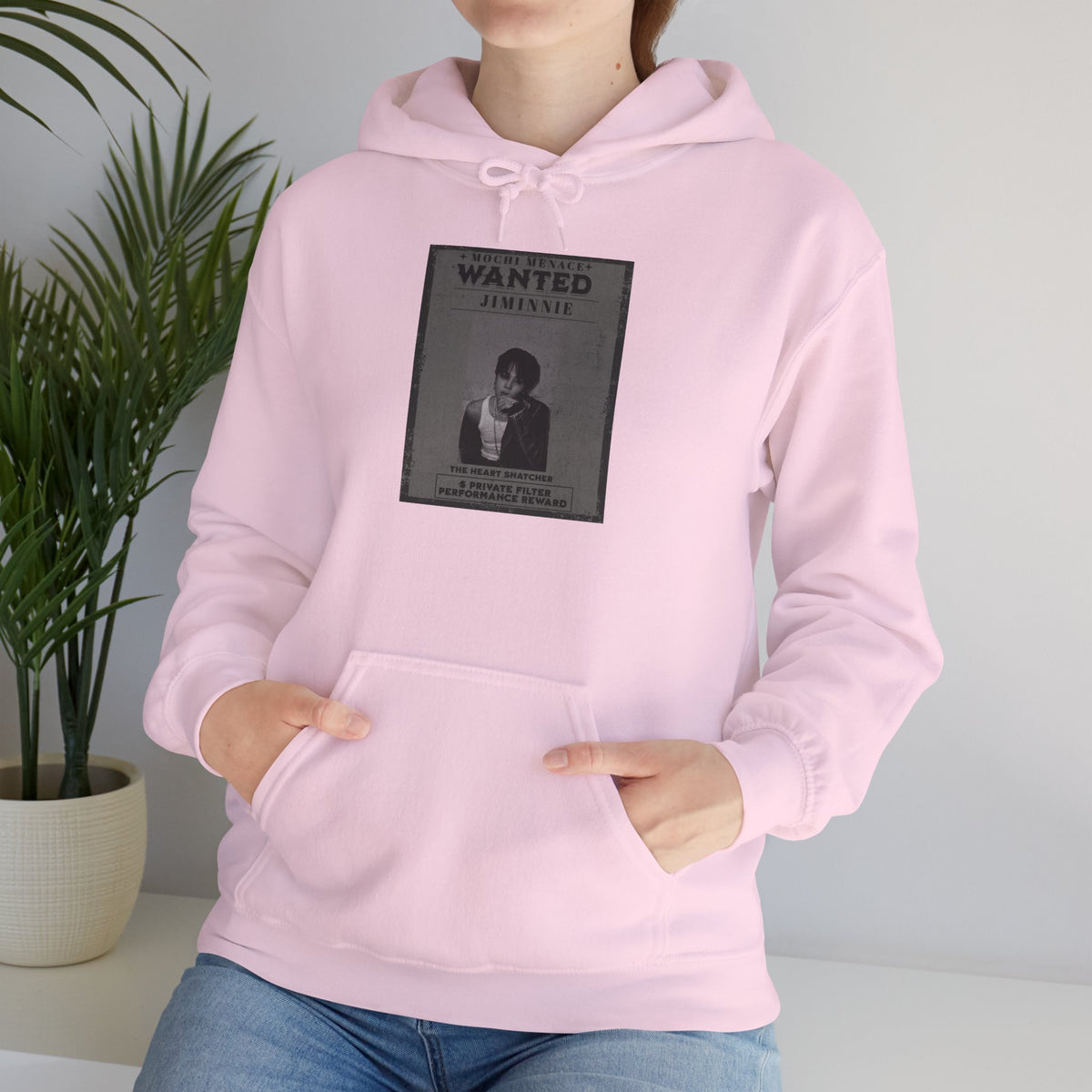 Jimmie Hoodie — "WANTED: Amnesie" Vintage Poster Graphic Hoodie