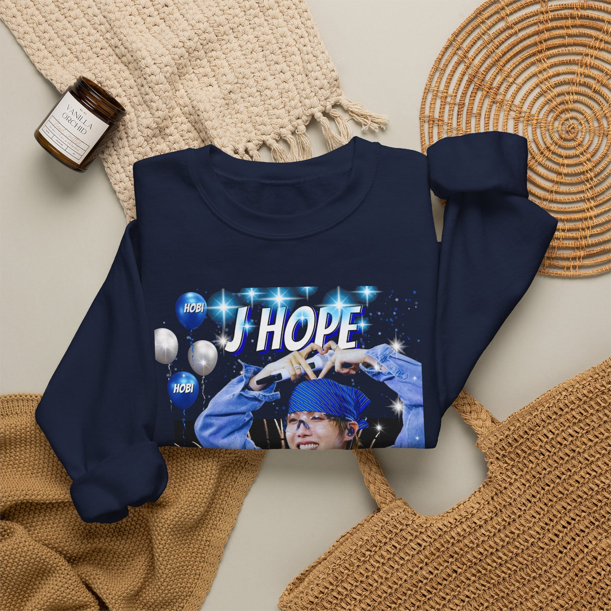 J-Hope 94 Photo Crewneck Sweatshirt — K-Pop BTS Fan Pullover