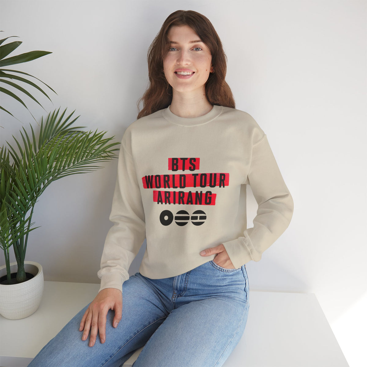 World Tour Arirang Crewneck Sweatshirt — BTS Concert Tour Pullover