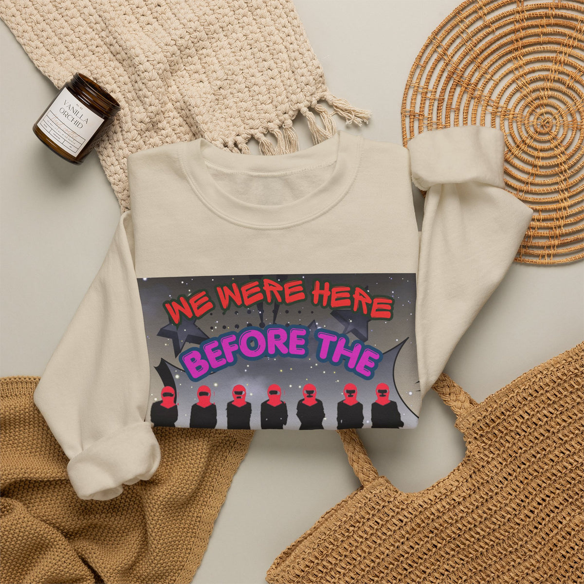 Crewneck Sweatshirt — BTS  the Comeback” Retro Pop Graphic