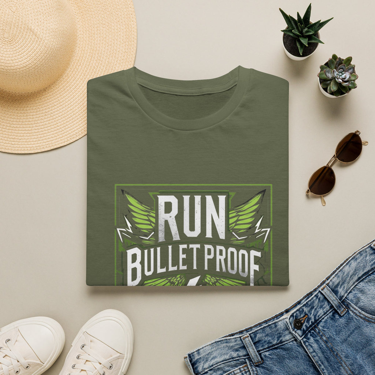Run Bulletproof T-ShirT-  BTS Graphic Tee