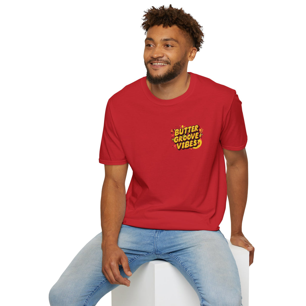 T-Shirt — "Butter Groove Vibes" Retro Graphic Tee