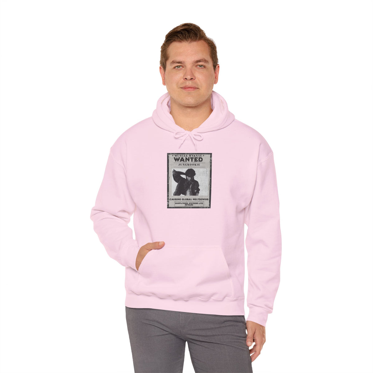 Hoodie - Vintage 'Wanted' Poster Graphic Pullover