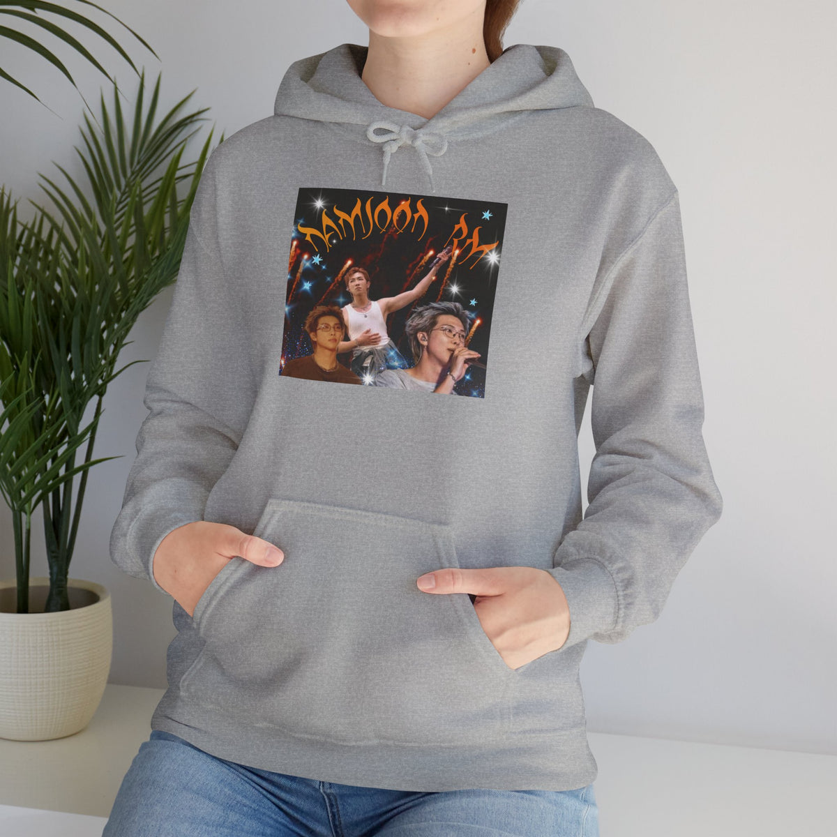 RM Photo Hoodie — Custom Back Number "94" Music Fan Pullover