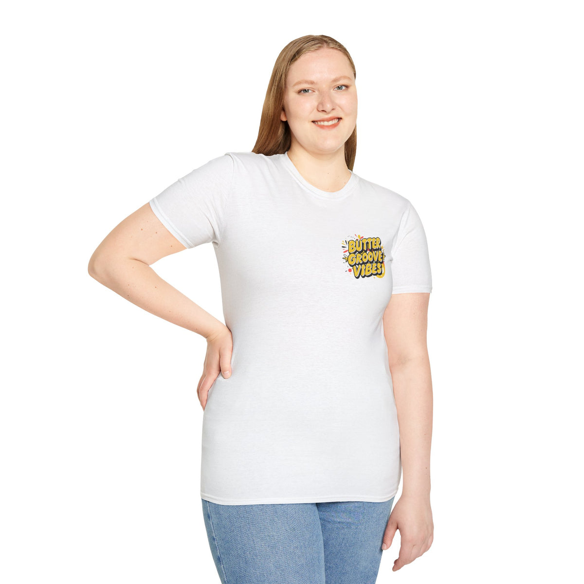 T-Shirt — "Butter Groove Vibes" Retro Graphic Tee