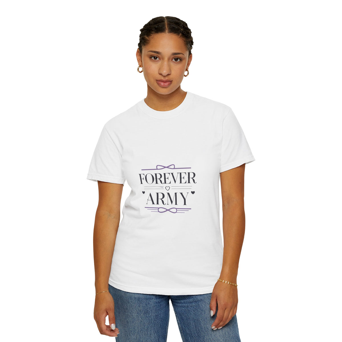 T-Shirt — "Forever Army" Graphic Tee (Military Pride Tribute)