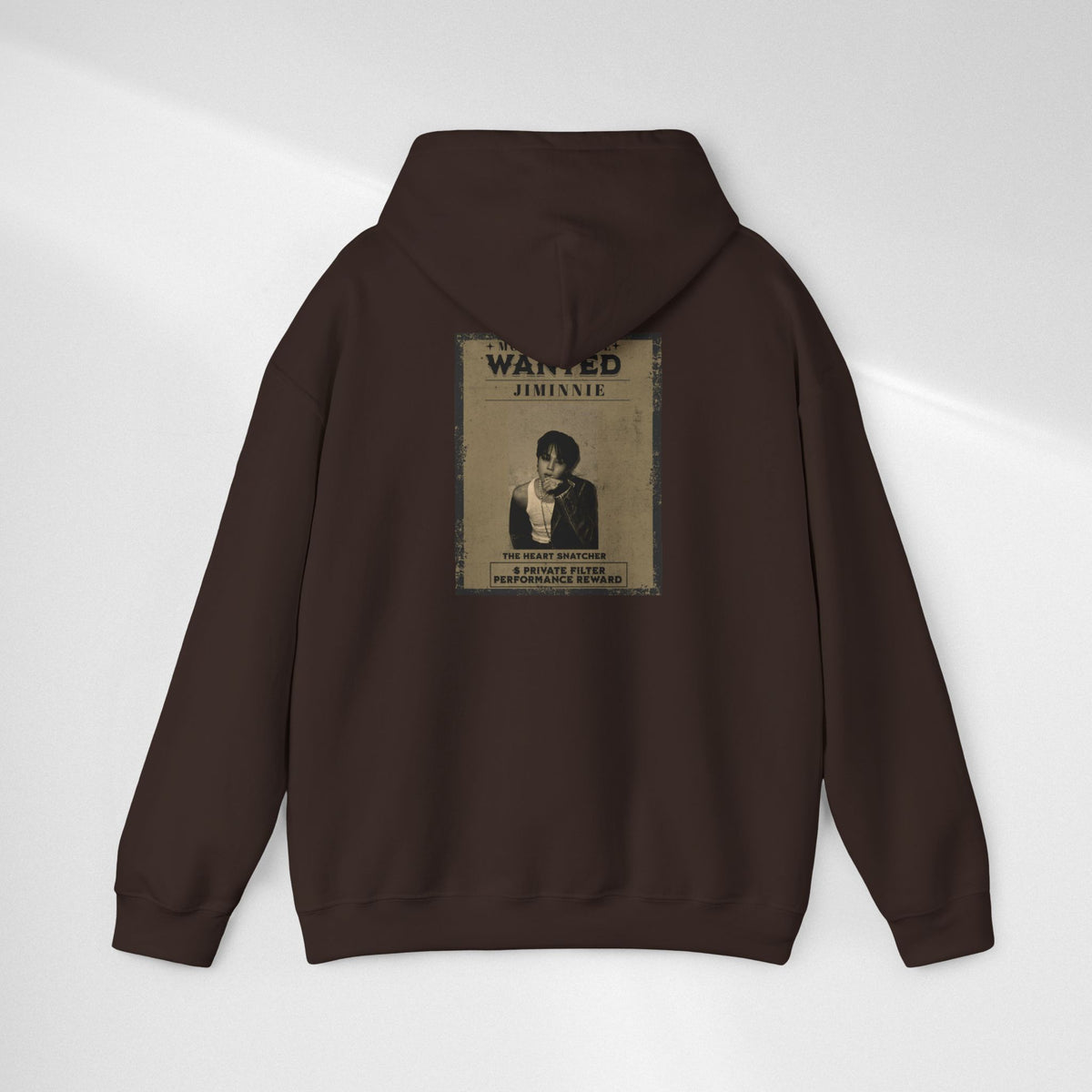 Jimmie Hoodie — "WANTED: Amnesie" Vintage Poster Graphic Hoodie