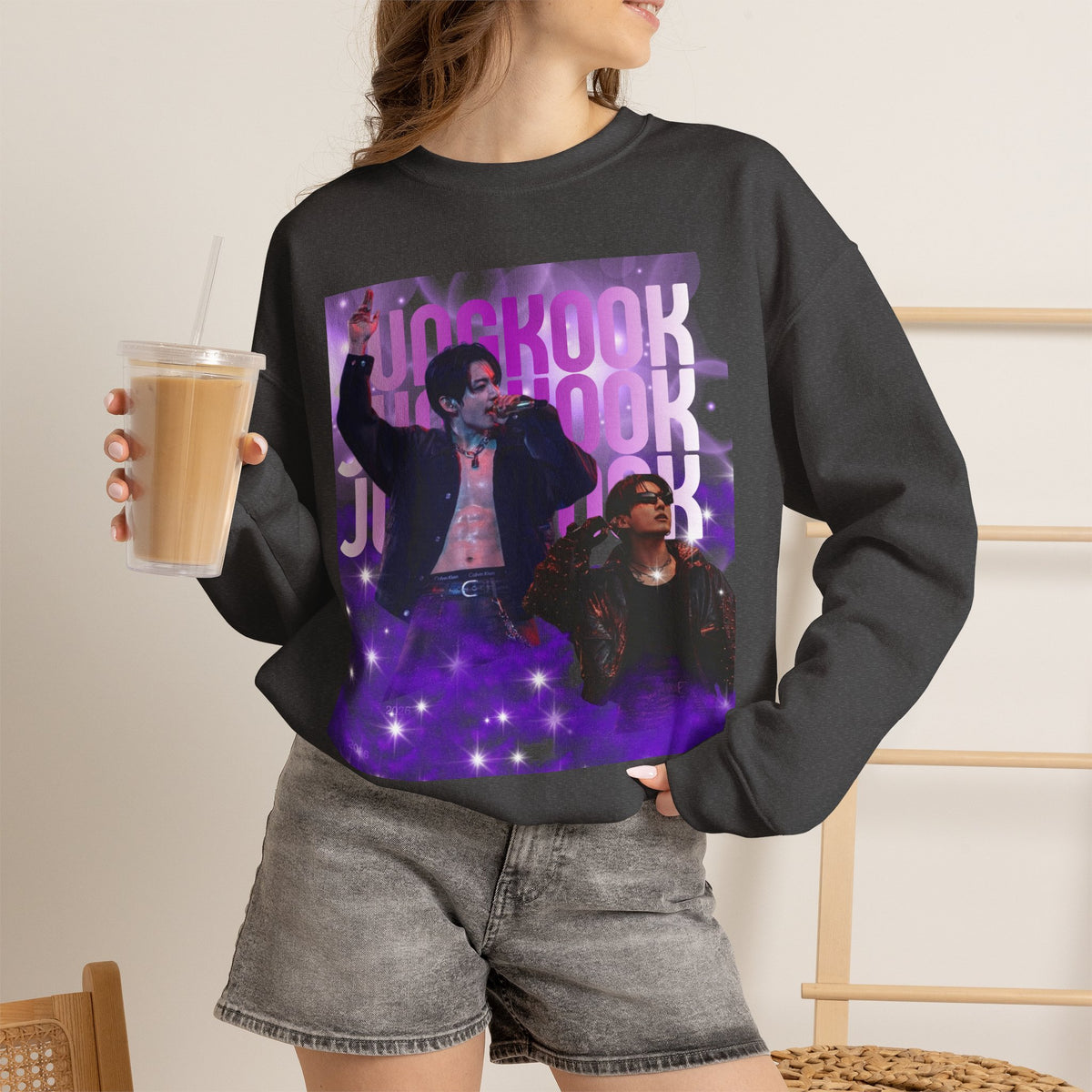 Jungkook 97 Crewneck Sweatshirt — K-Pop Fan Sweatshirt