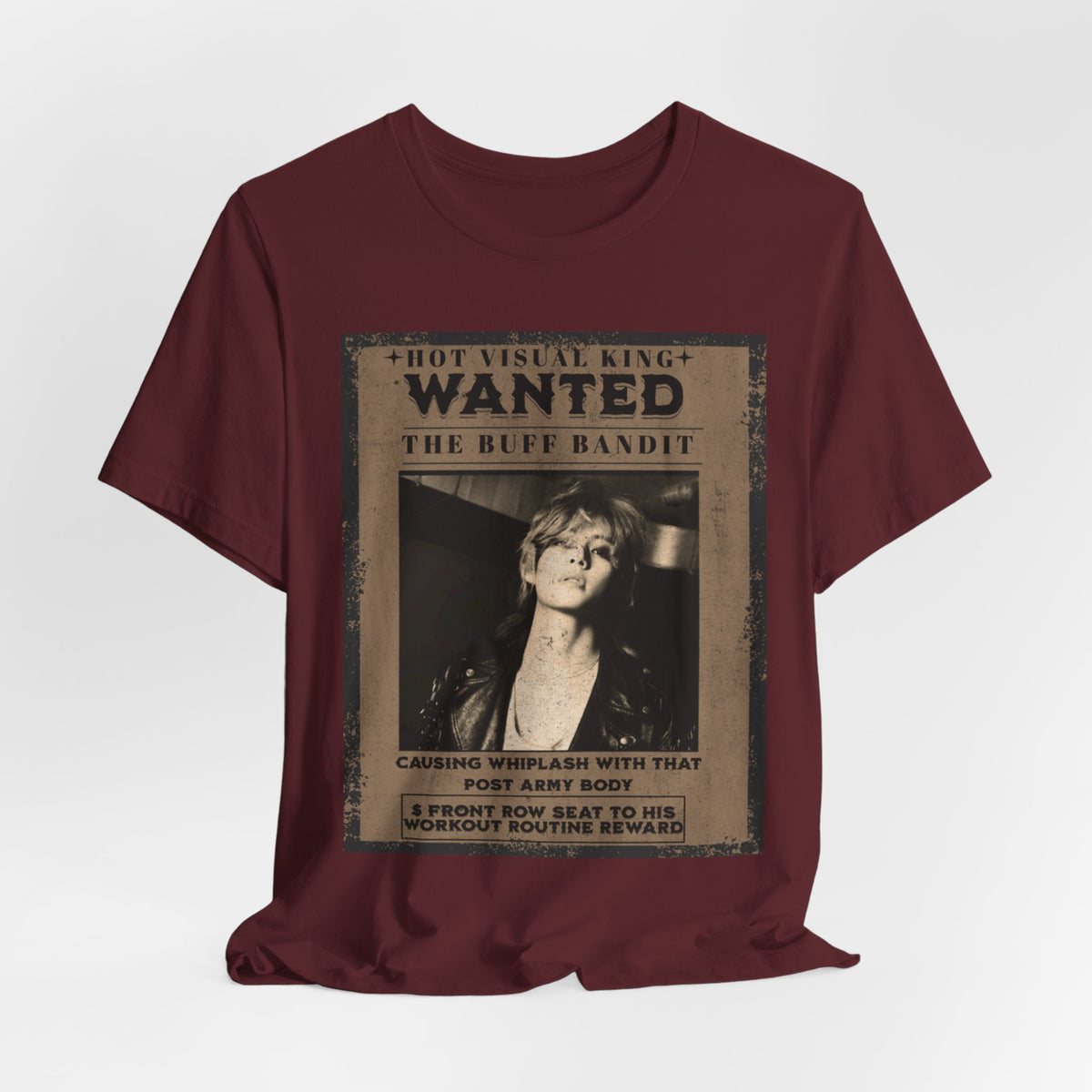 T-Shirt - 'WANTED: The Buff Bandit' Vintage Poster Tee