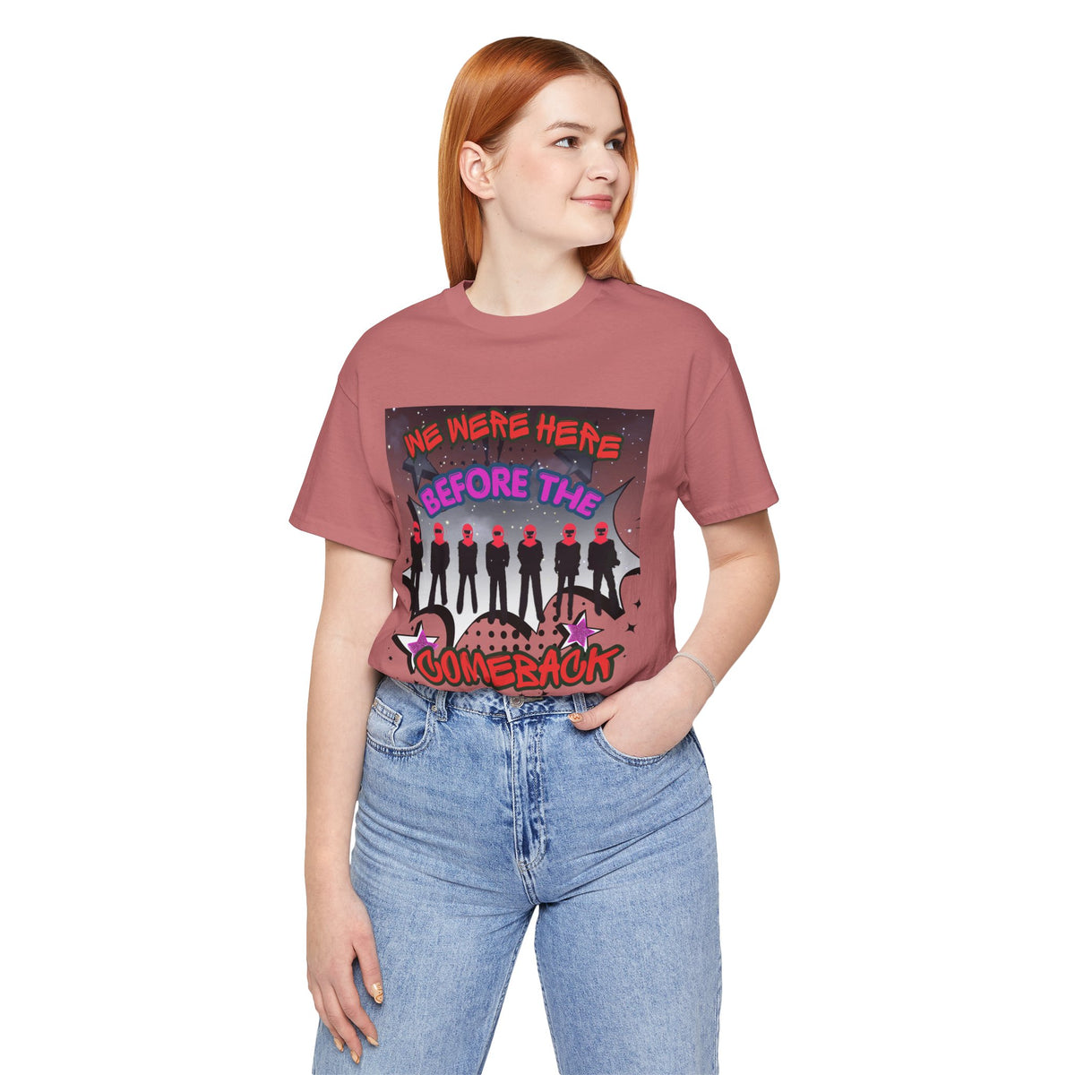 BTS The Comeback T-Shirt – Retro Silhouette Music Tee