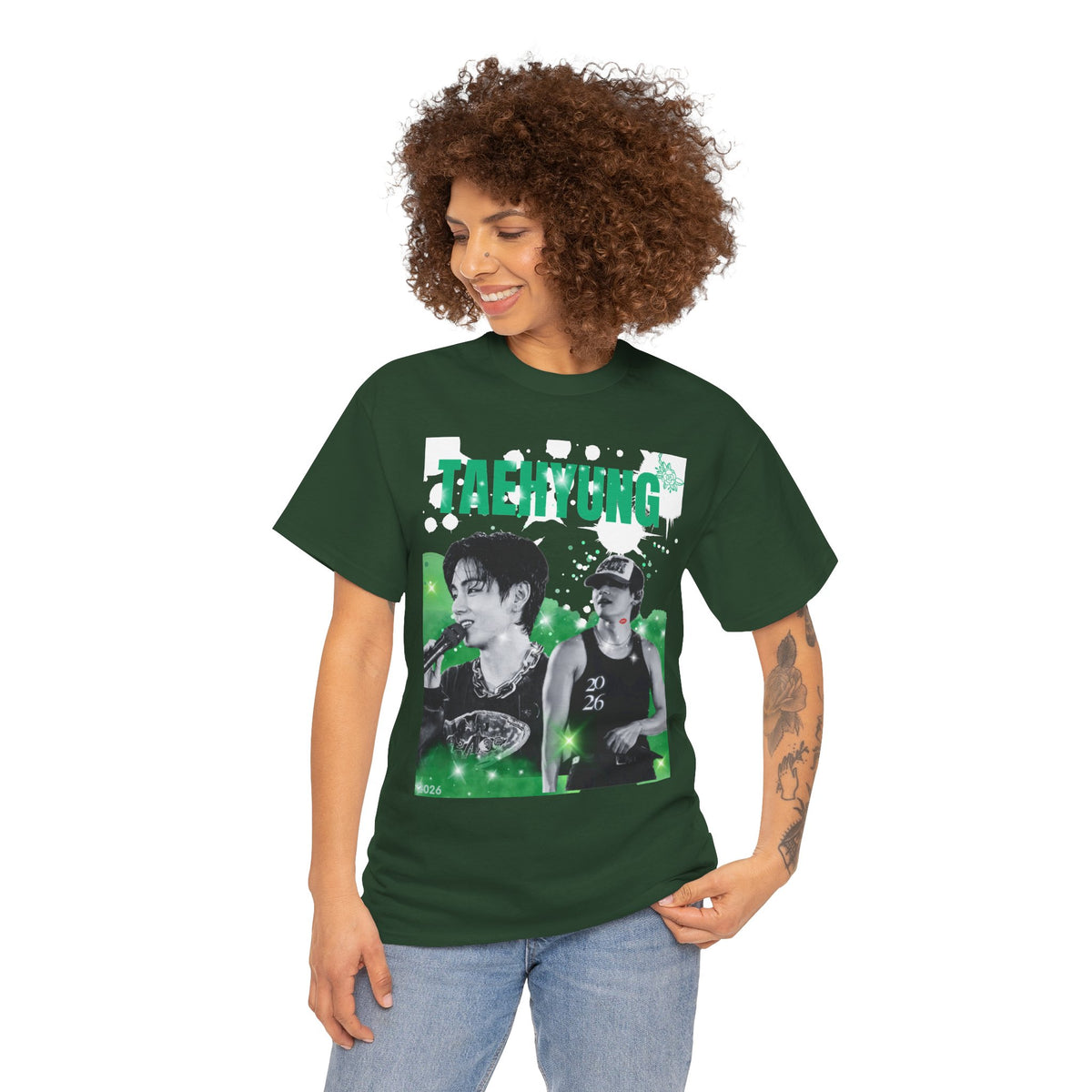 Taehyung 95 Graphic Tee — K‑Pop Vibe Fan Shirt