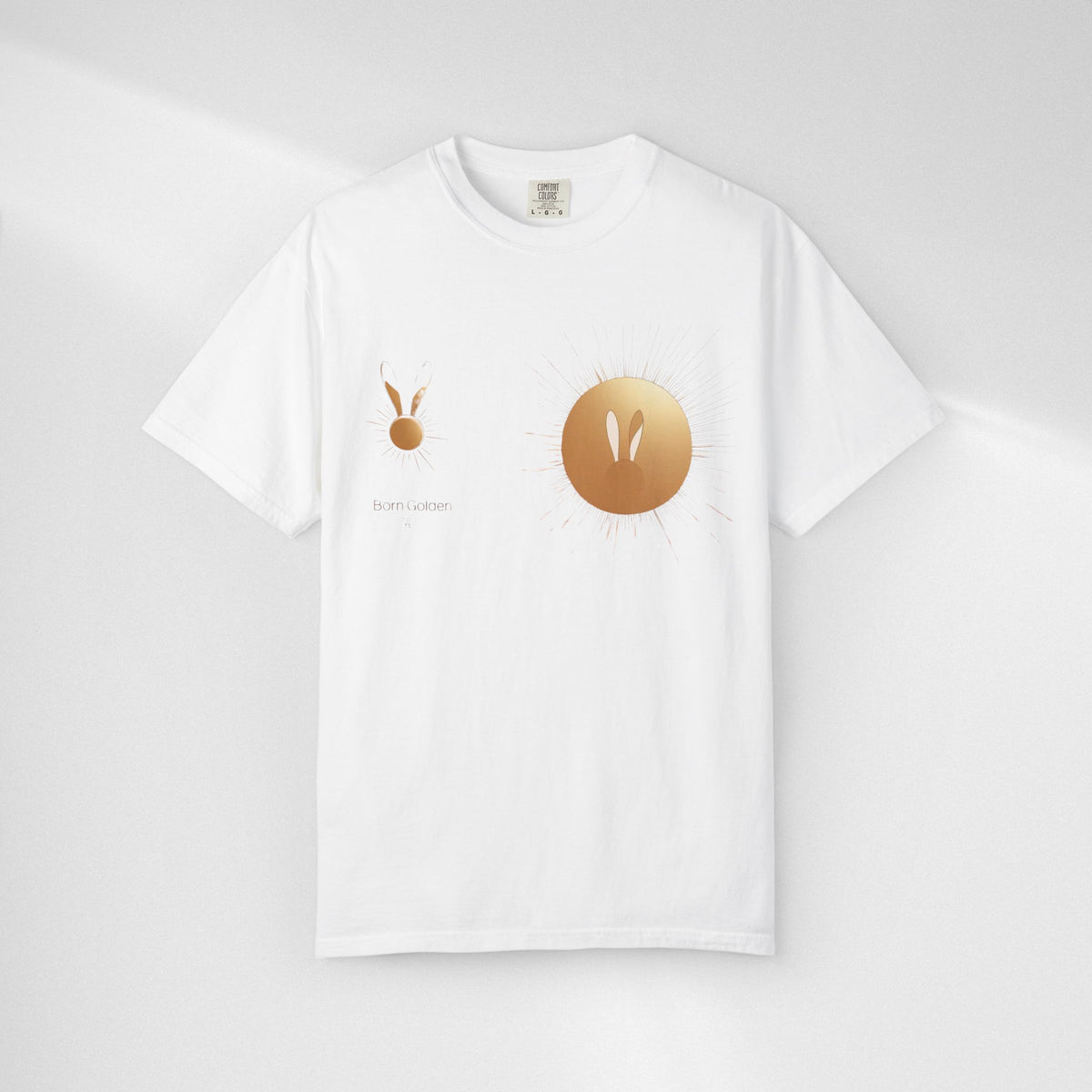 JK Gold Bunny Minimalist T-Shirt