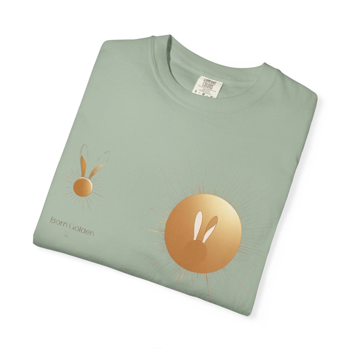 JK Gold Bunny Minimalist T-Shirt
