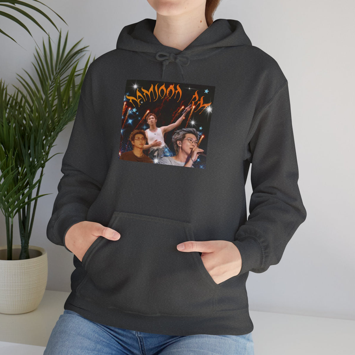 RM Photo Hoodie — Custom Back Number "94" Music Fan Pullover