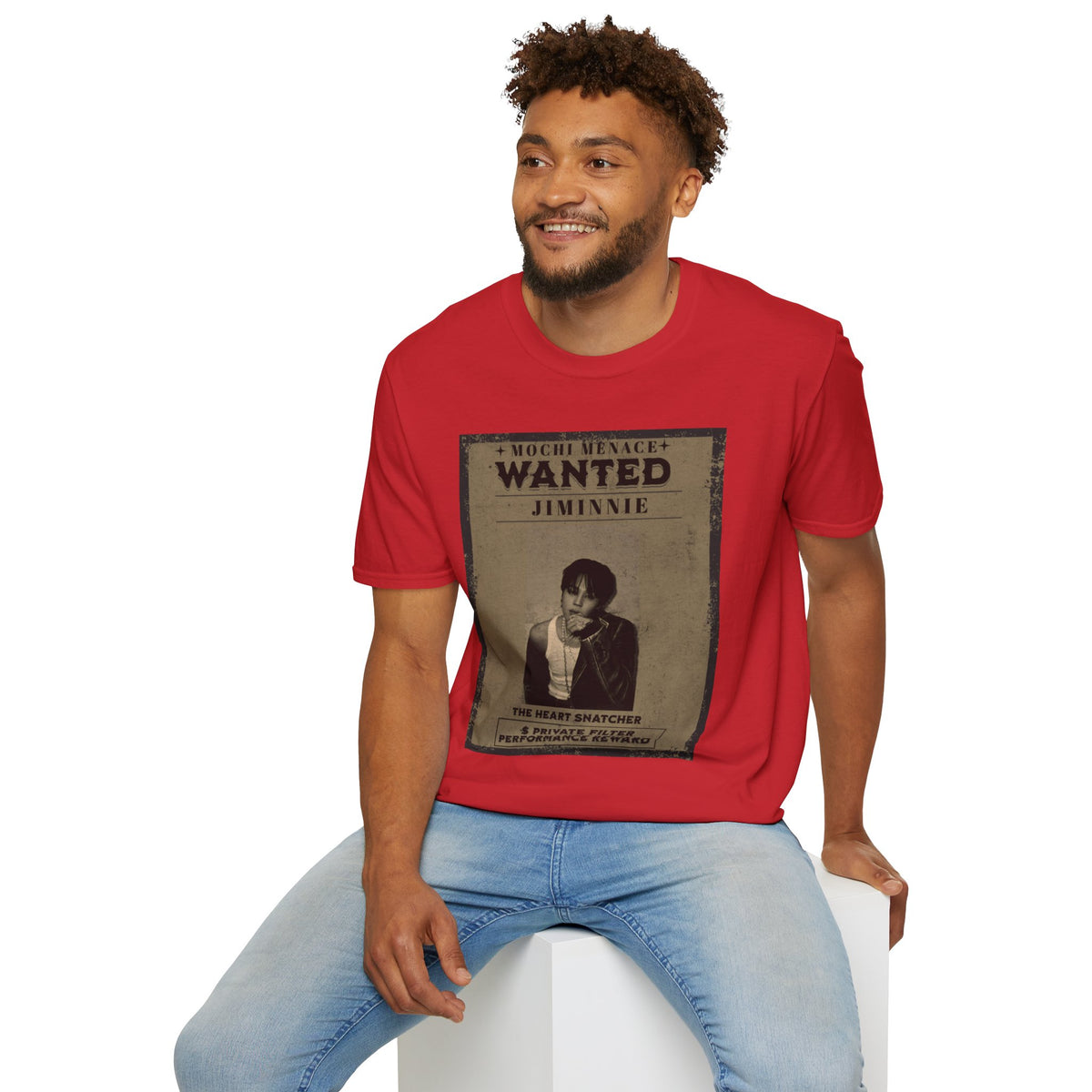 Wanted 'Jimmie' Graphic T‑Shirt — Mochi Menace Vintage Poster Tee