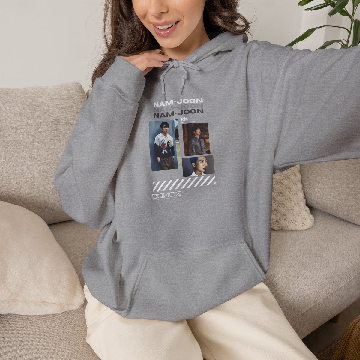 Namjoon Photo Collage Hoodie — RM Aesthetic BTS Hoodie