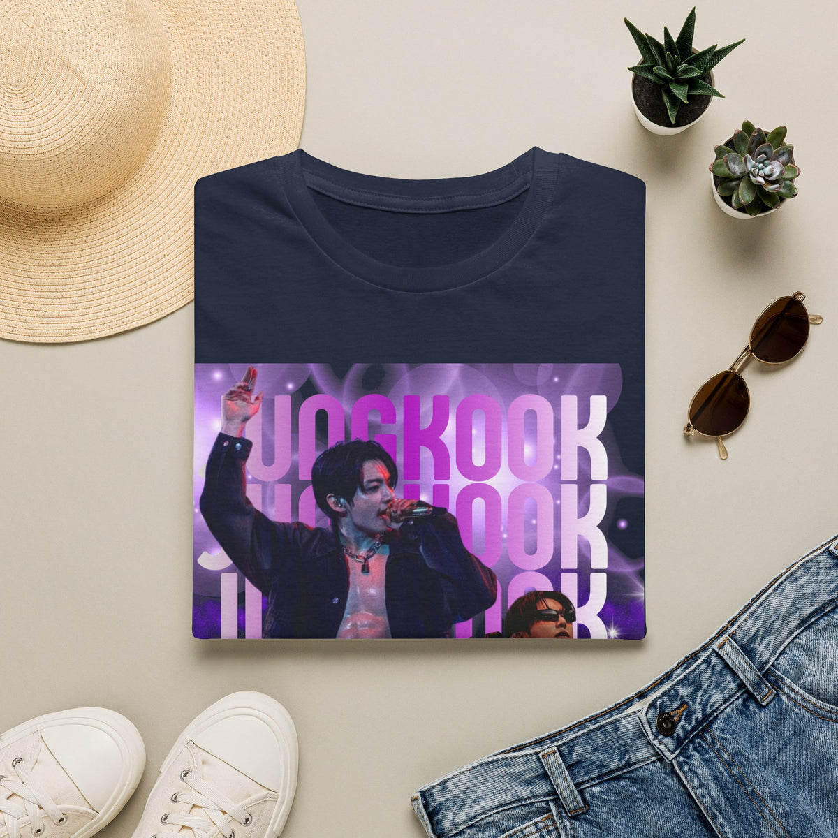 Jungkook 97 Fan Tee — Purple K-Pop BTS T-Shirt