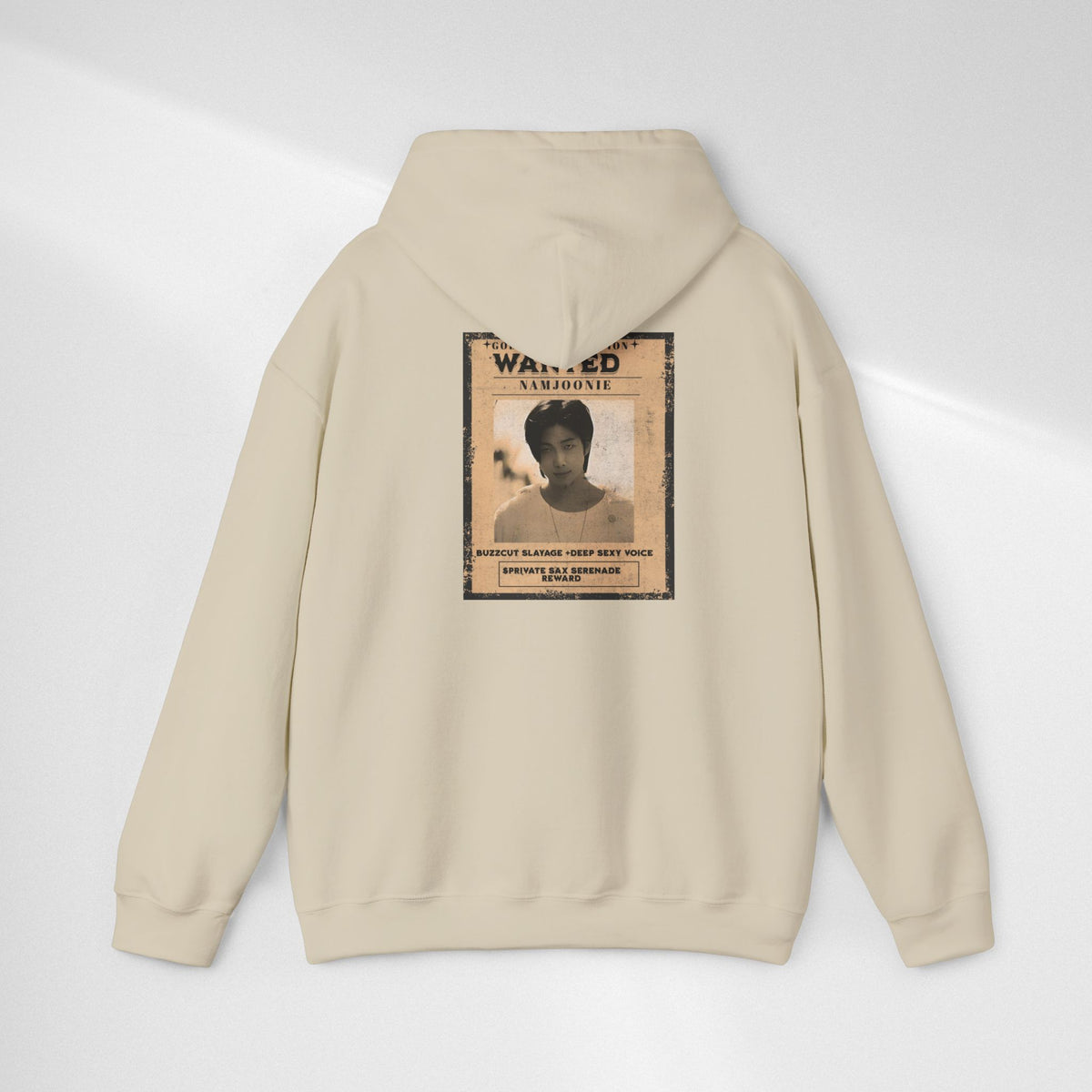Wanted Namjoon Poster Hoodie — Vintage Photograph Graphic Sweatshirt