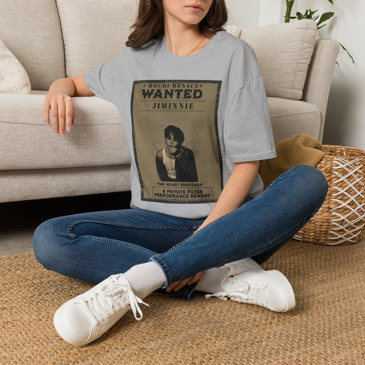 Wanted 'Jimmie' Graphic T‑Shirt — Mochi Menace Vintage Poster Tee