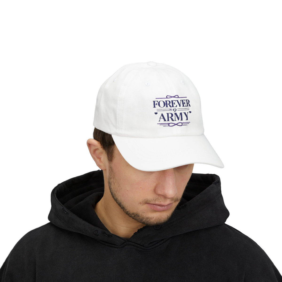 Forever Army BTS Cap –  Embroidered Baseball Hat