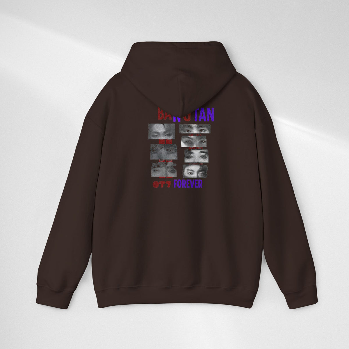 Bangtan Photocollage Hoodie — BTS Eyes Forever Fan Sweatshirt