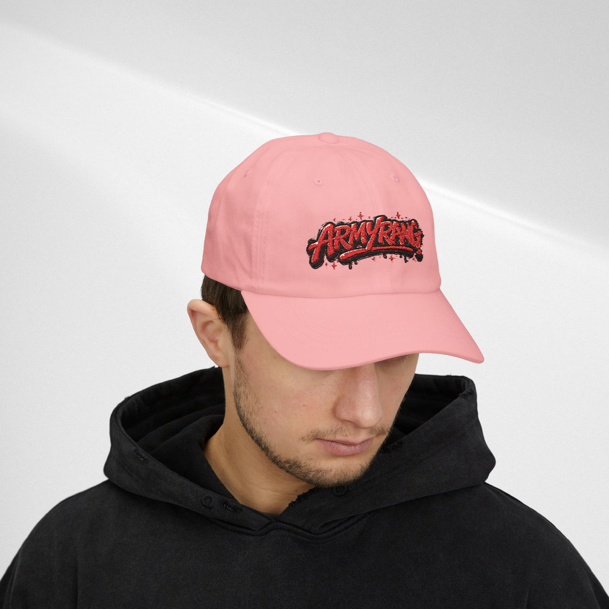 Armyrang Red Graffiti BTS Cap
