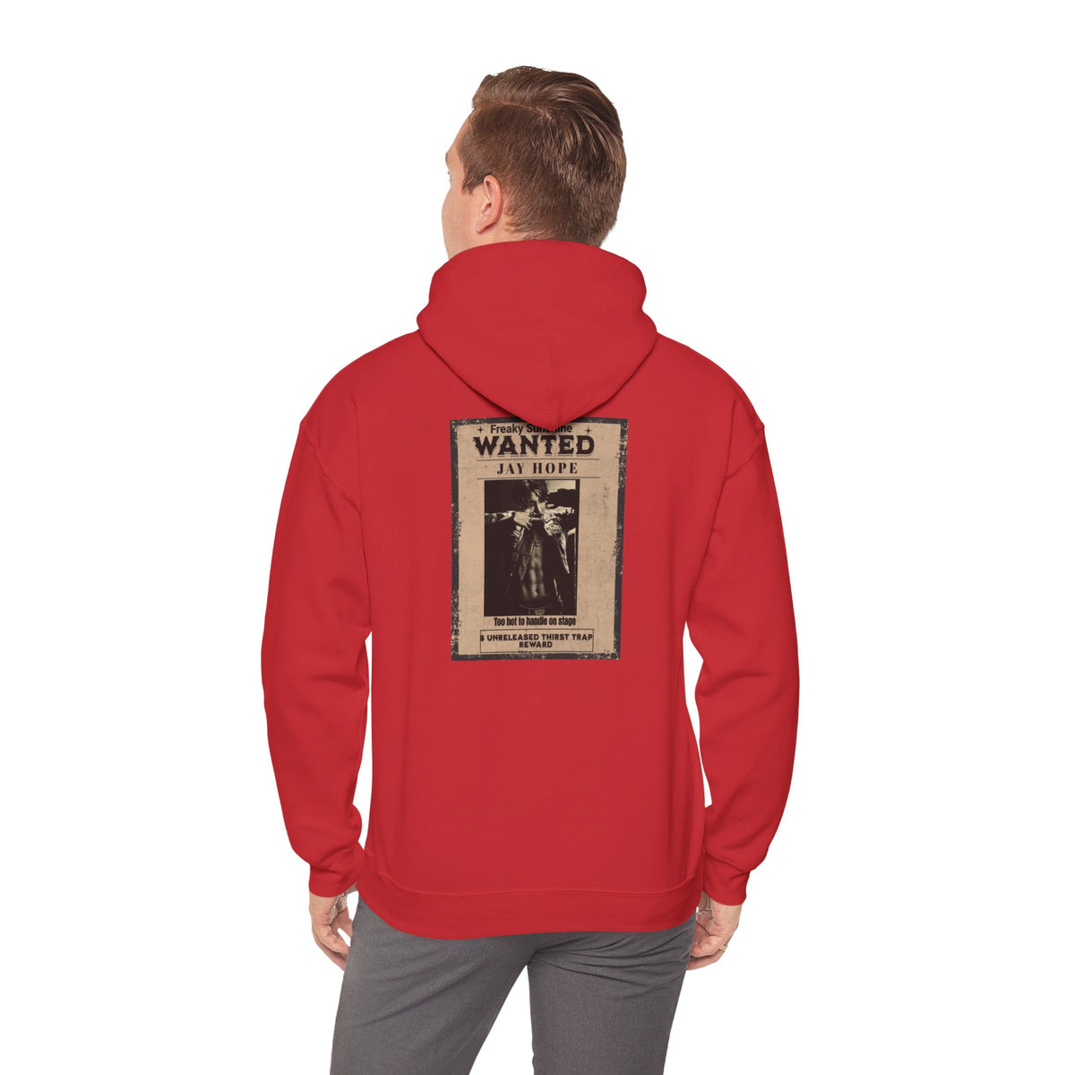 Wanted Poster Hoodie - Vintage 'WANTED: Jay Hope' Graphic Sweatshirt