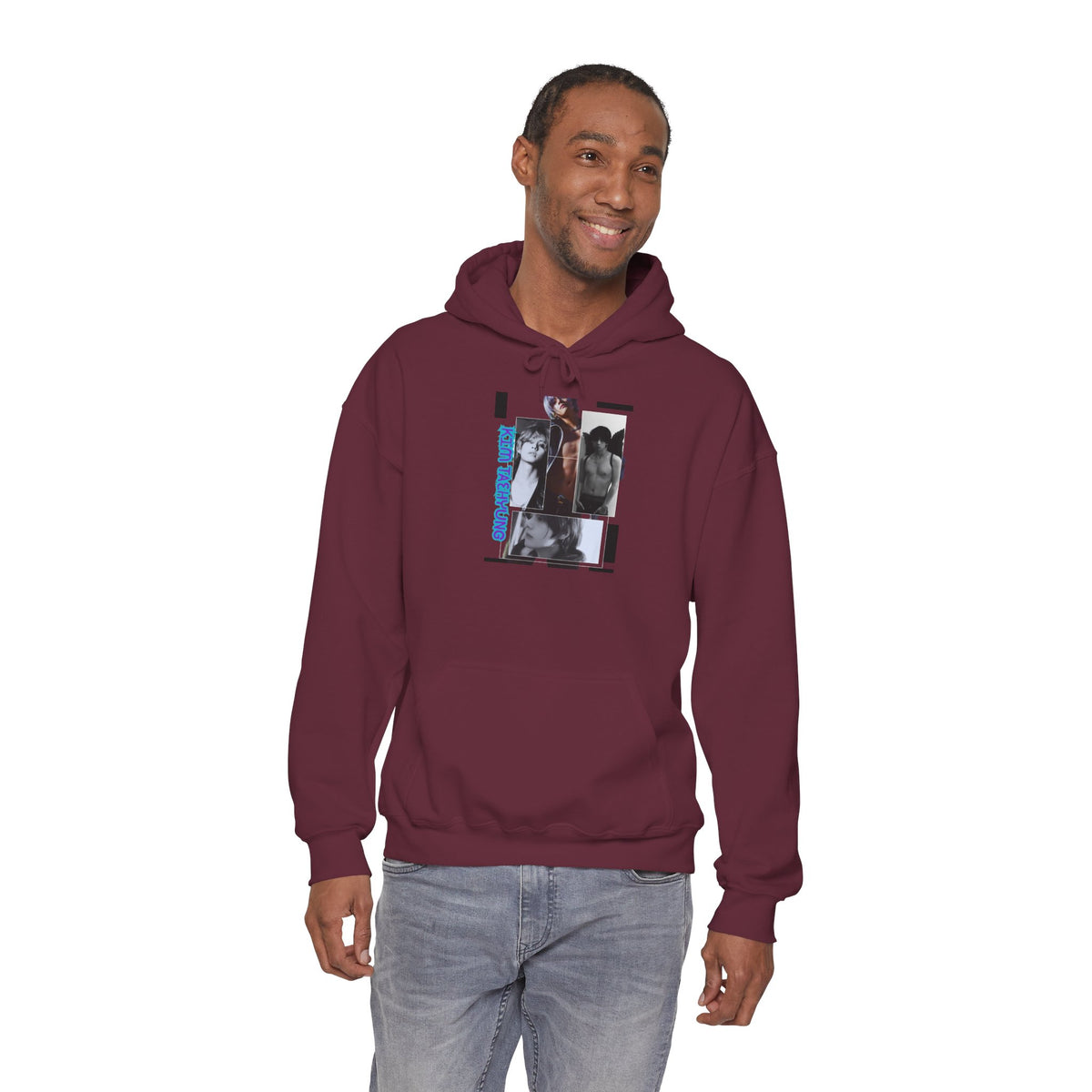 Graphic Hoodie — Photo Collage Streetwear "KIM TAEHYUNG"