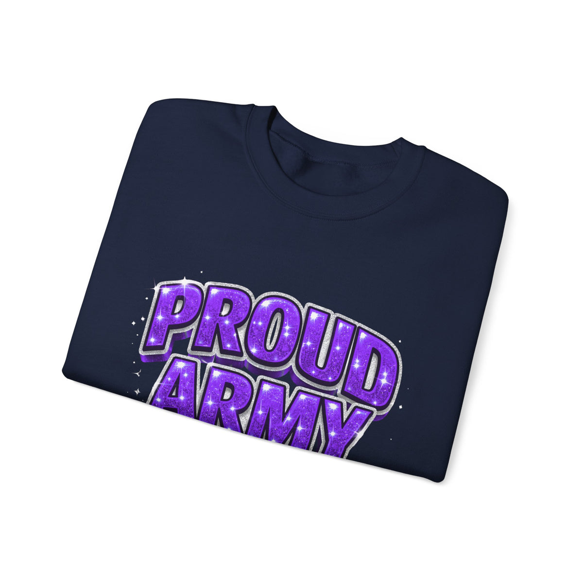 Proud Army Crewneck Sweatshirt — Support Pullover