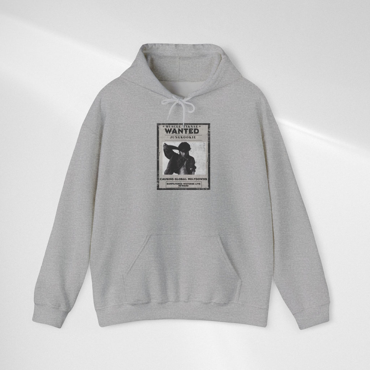 Hoodie - Vintage 'Wanted' Poster Graphic Pullover