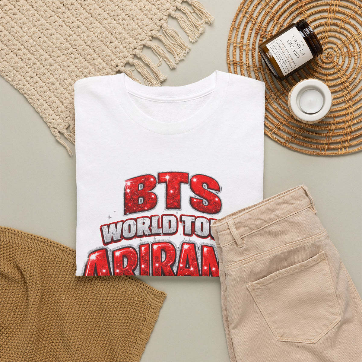 BTS World Tour 'Arirang' T-Shirt —BTS  K-Pop Concert Tee