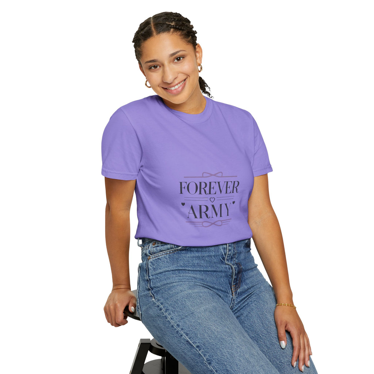 T-Shirt — "Forever Army" Graphic Tee (Military Pride Tribute)