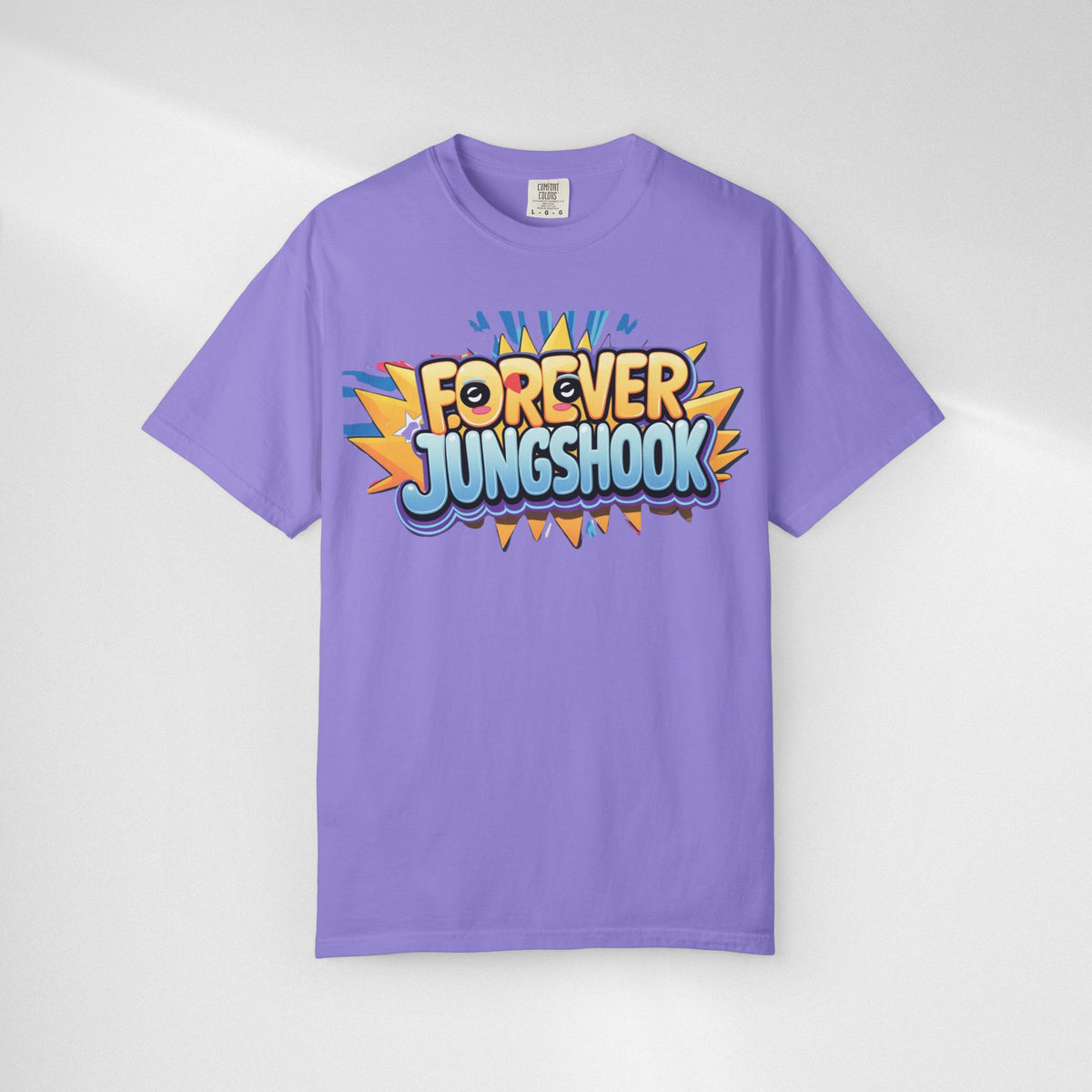 Forever Jungshook T-Shirt — Colorful Fan Graphic Tee