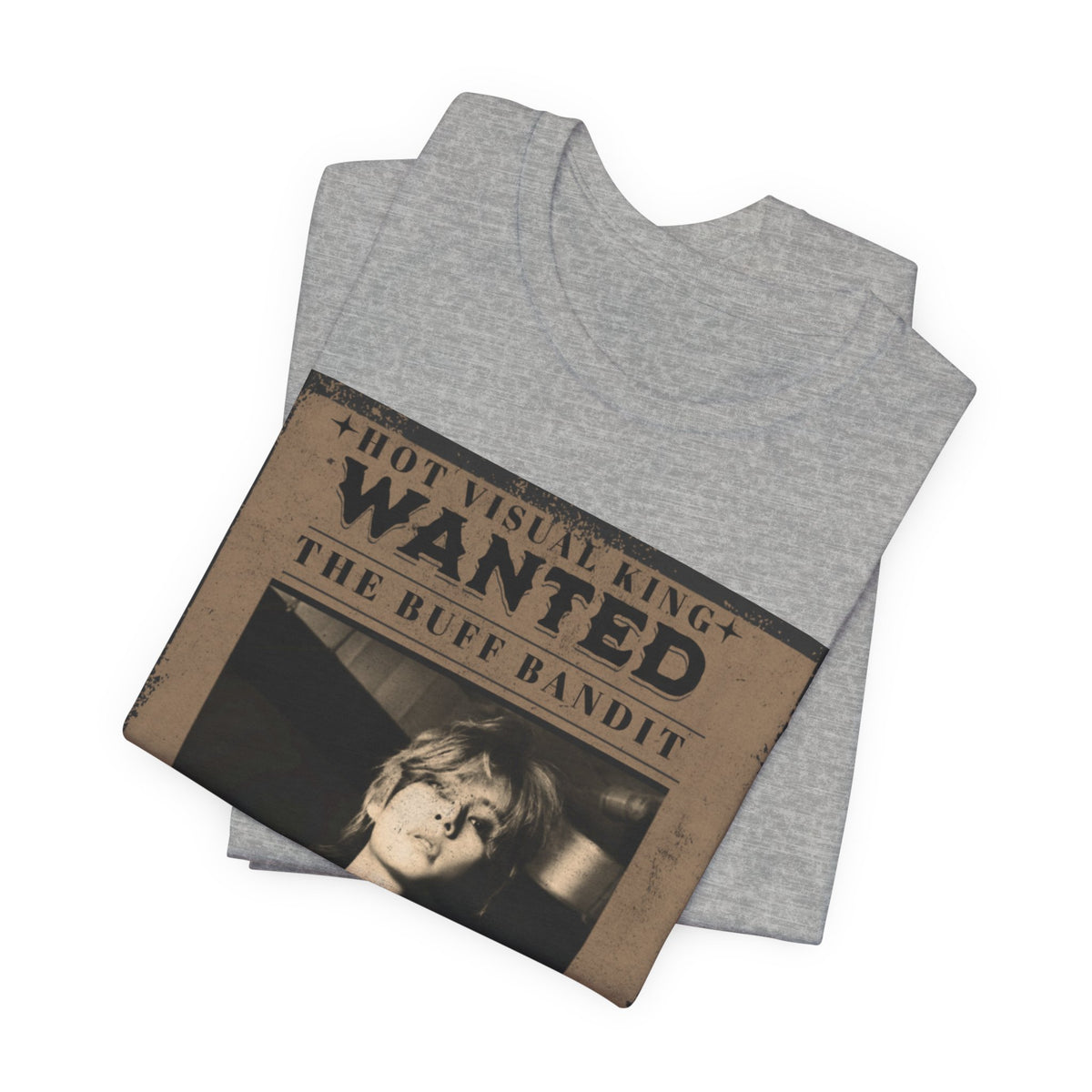 T-Shirt - 'WANTED: The Buff Bandit' Vintage Poster Tee