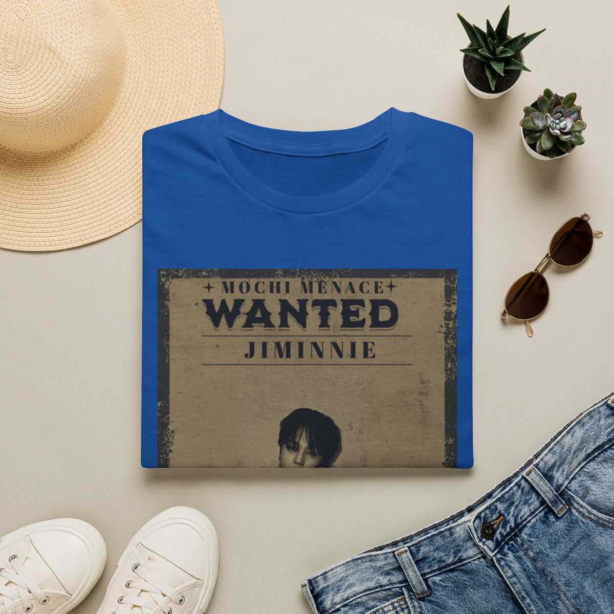 Wanted 'Jimmie' Graphic T‑Shirt — Mochi Menace Vintage Poster Tee