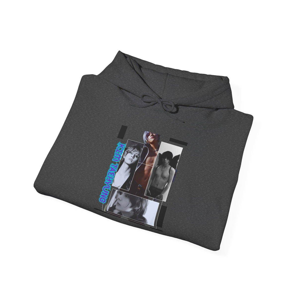 Graphic Hoodie — Photo Collage Streetwear "KIM TAEHYUNG"