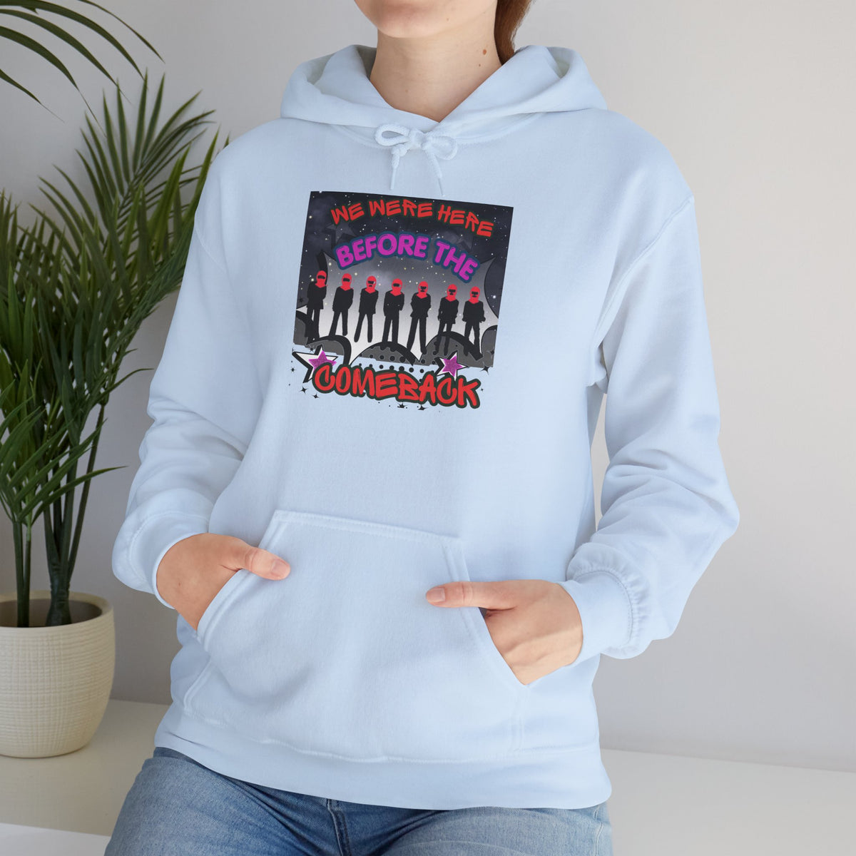 Hoodie — BTS  The Comeback" Retro Space Silhouette Hoodie