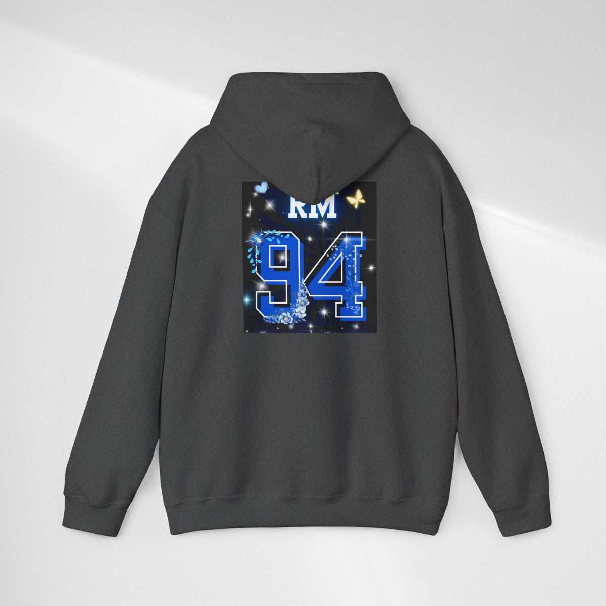 RM Photo Hoodie — Custom Back Number "94" Music Fan Pullover