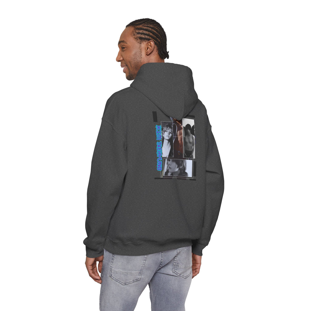 Graphic Hoodie — Photo Collage Streetwear "KIM TAEHYUNG"
