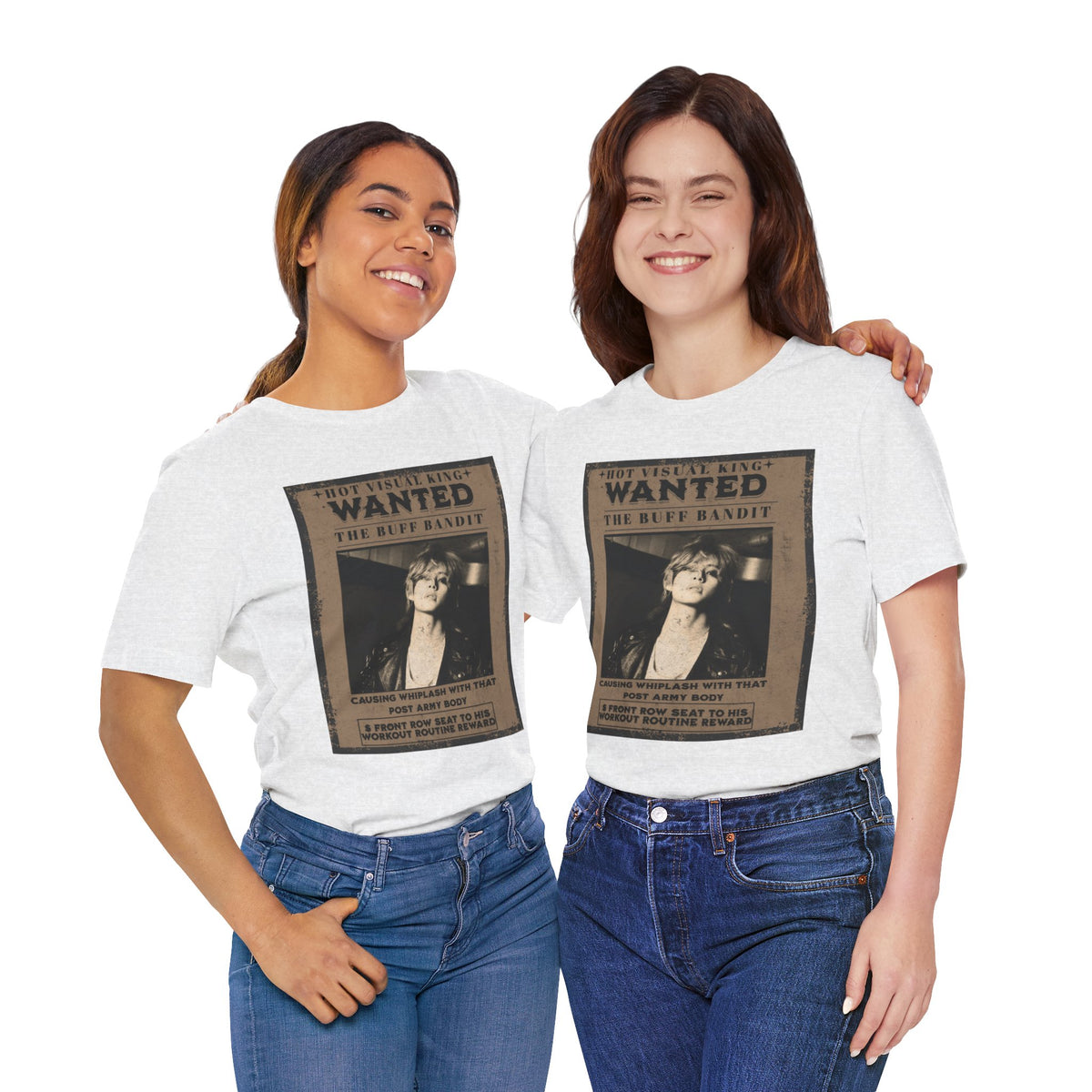 T-Shirt - 'WANTED: The Buff Bandit' Vintage Poster Tee