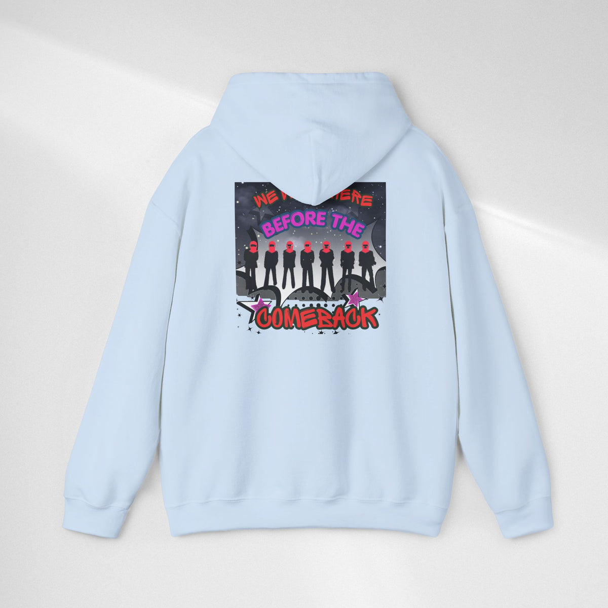Hoodie — BTS  The Comeback" Retro Space Silhouette Hoodie