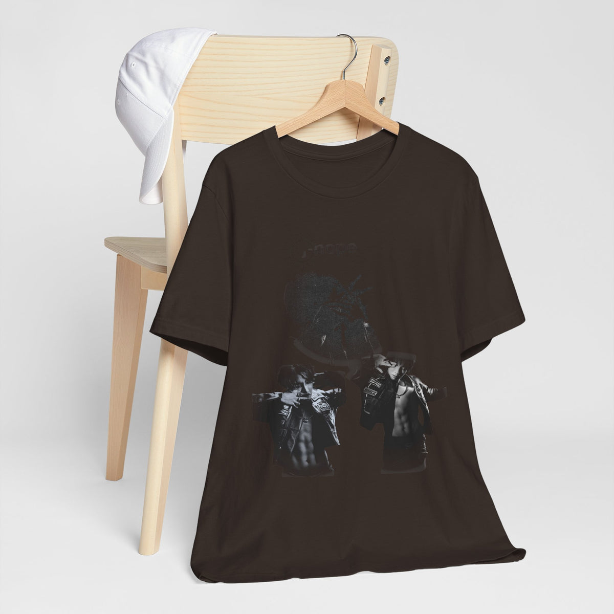 J HOPE T-Shirt — Grunge Black & White Band Photo Tee (Hope)