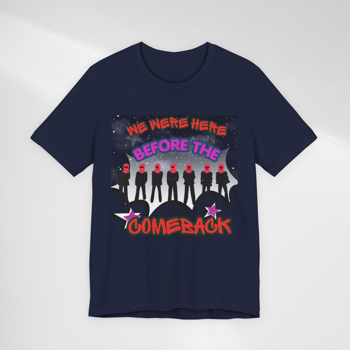 BTS The Comeback T-Shirt – Retro Silhouette Music Tee