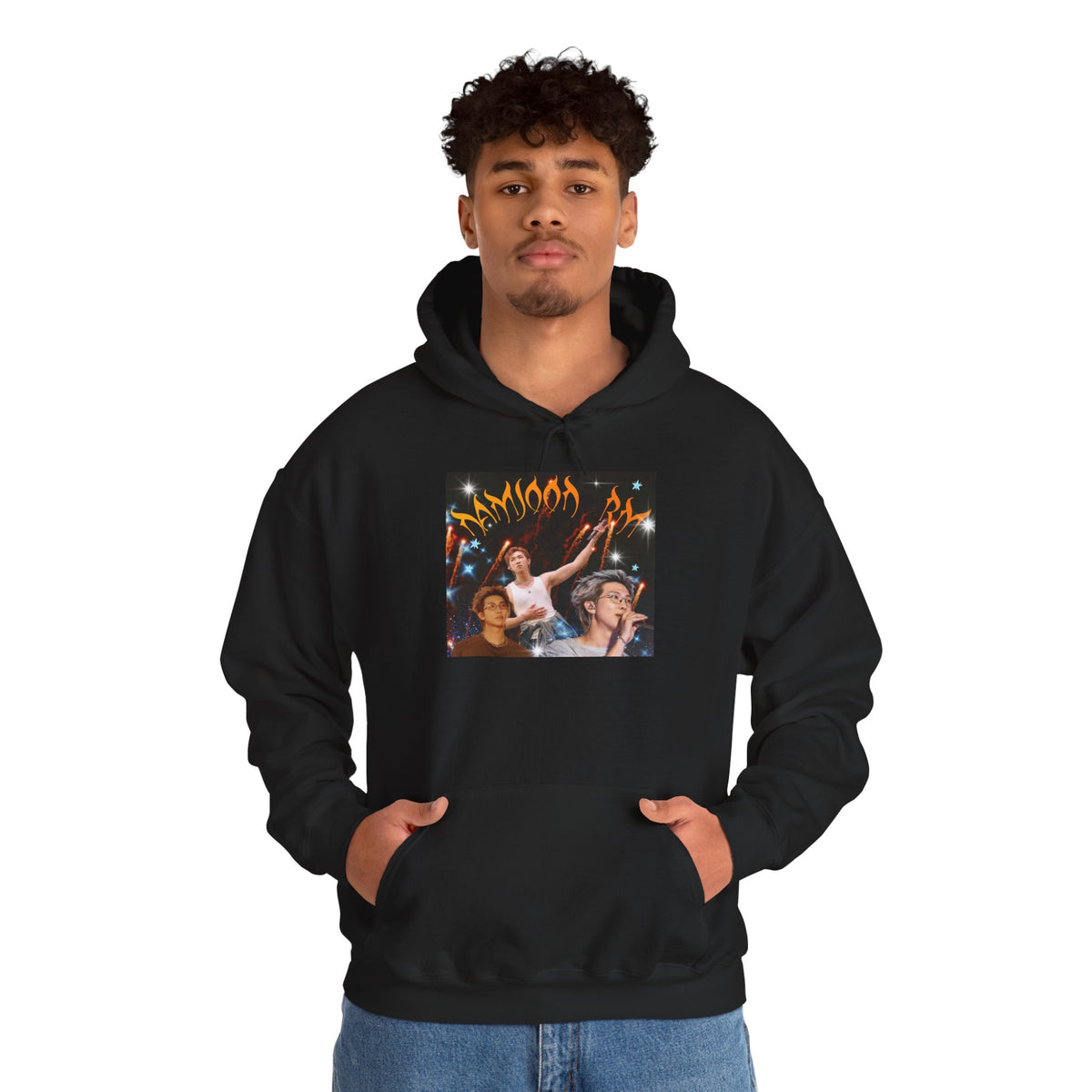 RM Photo Hoodie — Custom Back Number "94" Music Fan Pullover