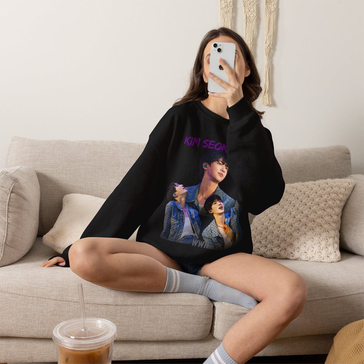 Jin Portrait Crewneck Sweatshirt