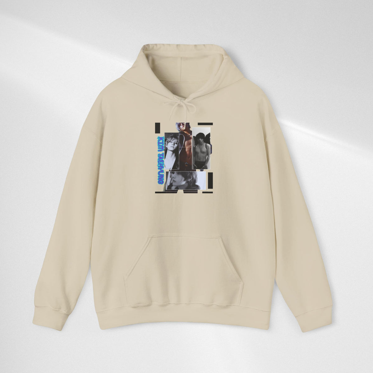 Graphic Hoodie — Photo Collage Streetwear "KIM TAEHYUNG"
