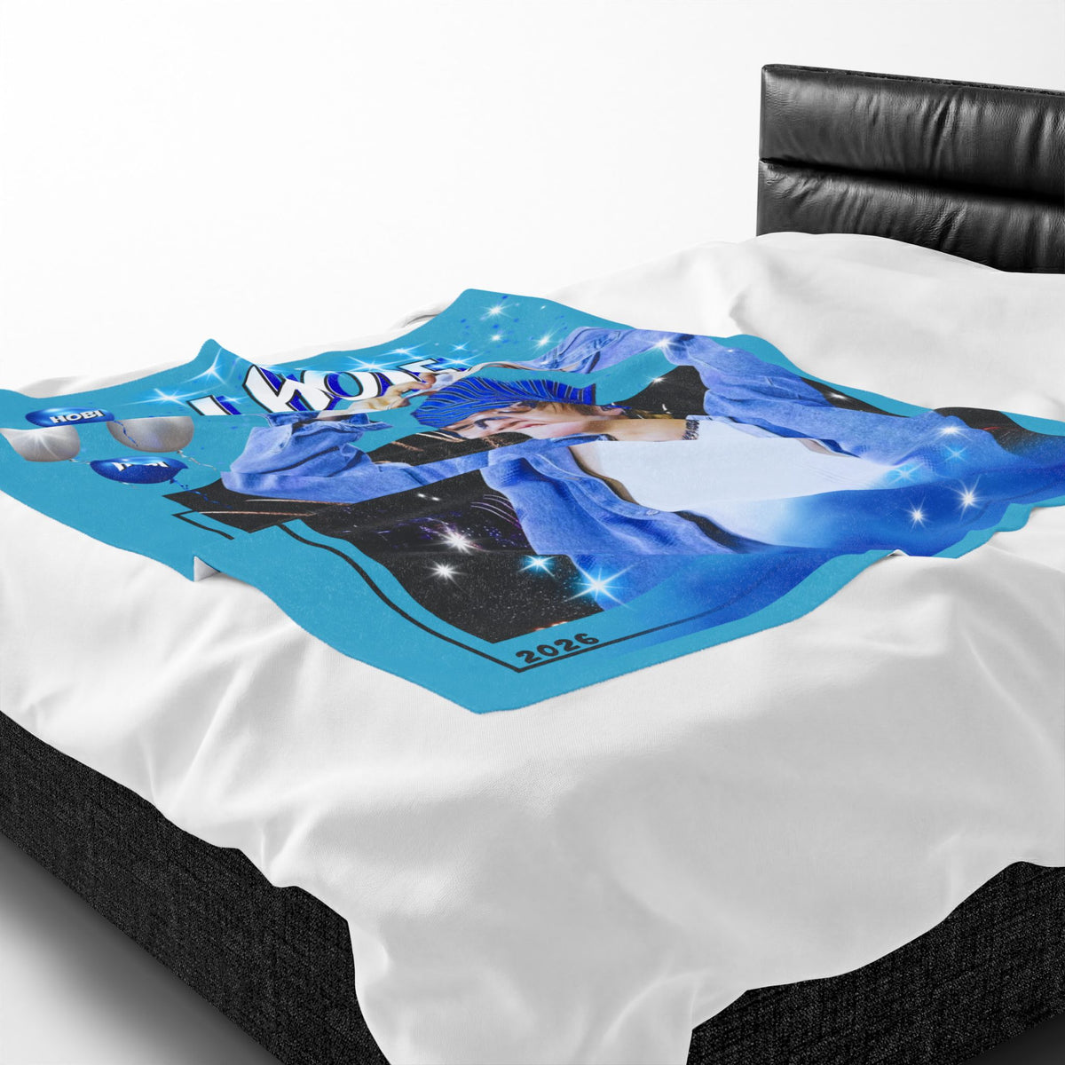 J-Hope Velveteen Plush Blanket - K-Pop Fan Throw
