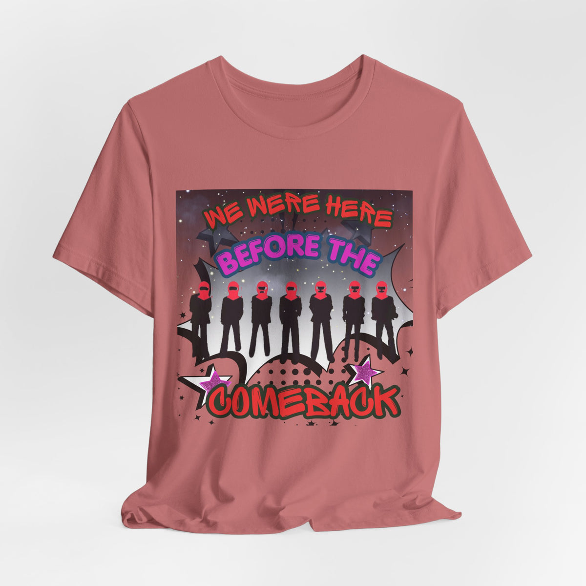 BTS The Comeback T-Shirt – Retro Silhouette Music Tee