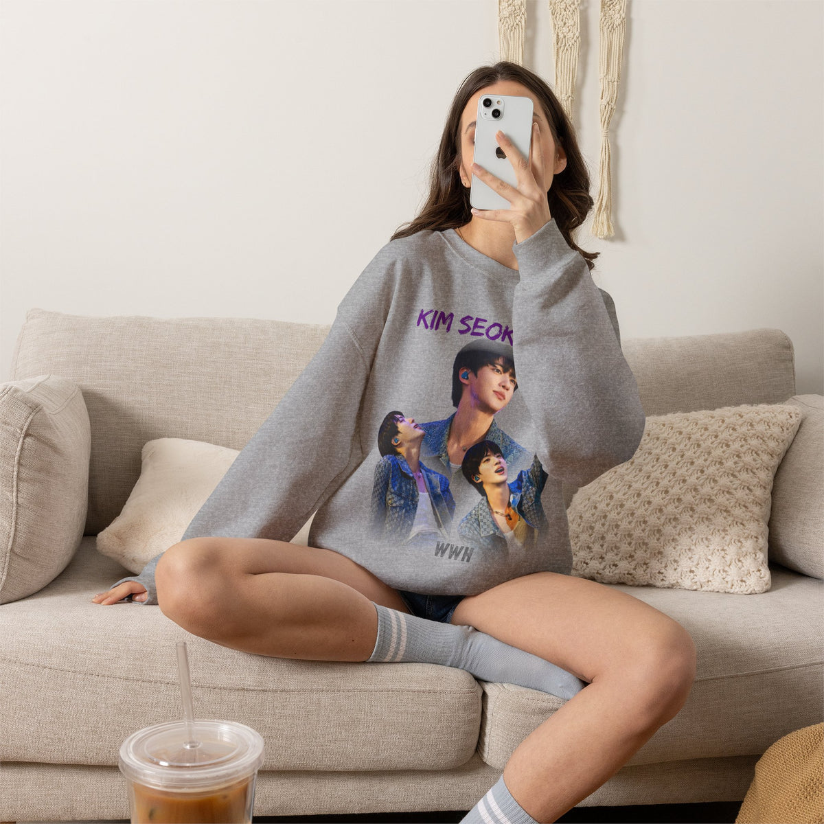 Jin Portrait Crewneck Sweatshirt